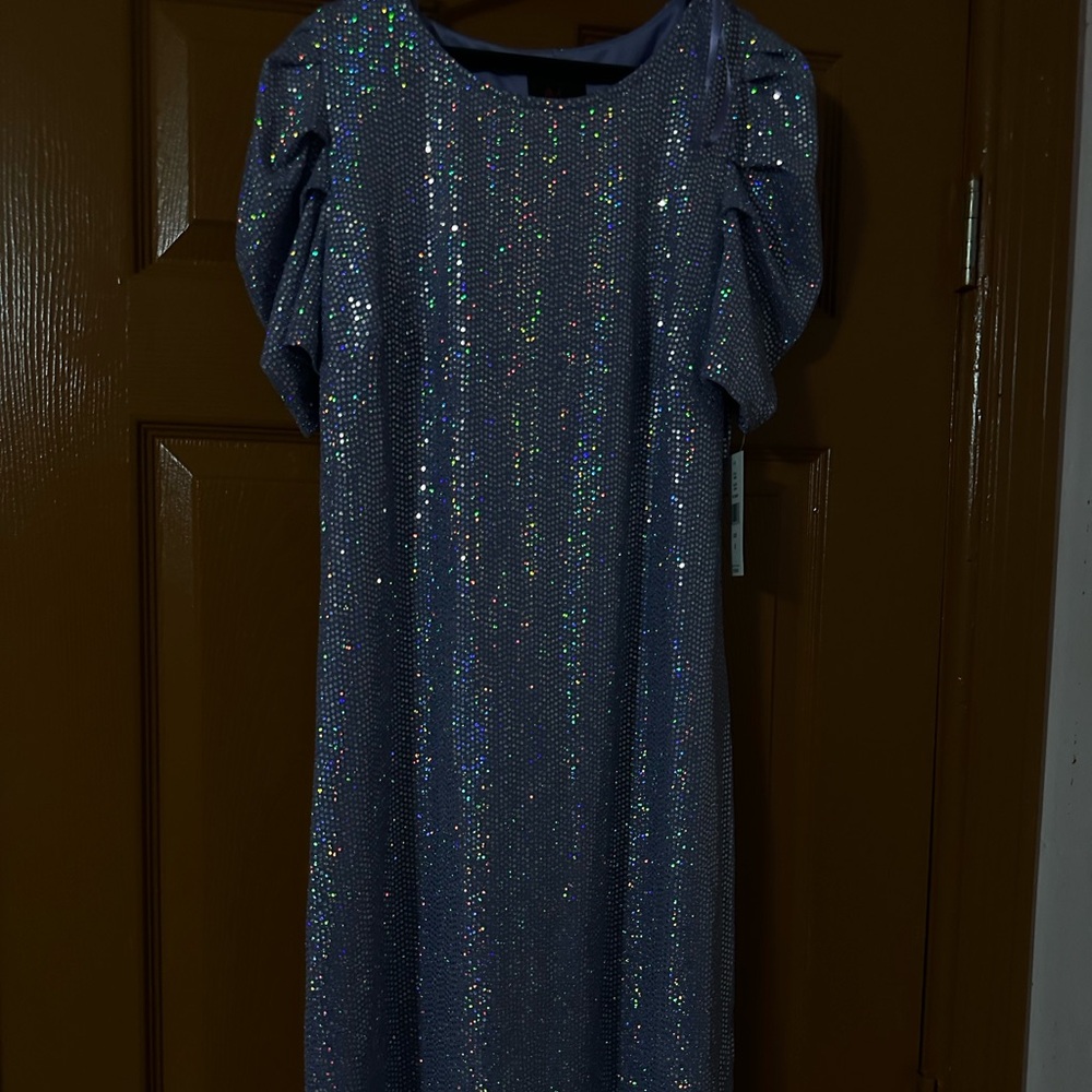 Lavender Sparkly Dress JM Studios by John Mary, Size 8